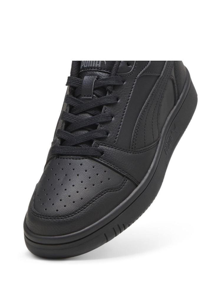 Puma Black Kids Rebound V6 Lo Unisex Sneakers - Image 6 of 6