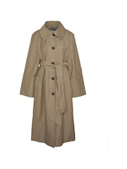 Barbour® Tan Brown Beatrix Showerproof Trench Coat - Image 7 of 7