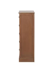 Pacific Multi Loft Pine Wood Sage Multicoloured 5 Drawer Unit - Image 4 of 6