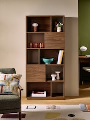 MADE.COM Dark Brown Blaze Narrow Shelving Unit - Image 1 of 6