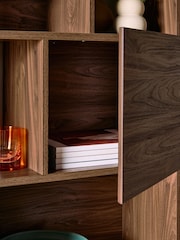 MADE.COM Dark Brown Blaze Narrow Shelving Unit - Image 4 of 6