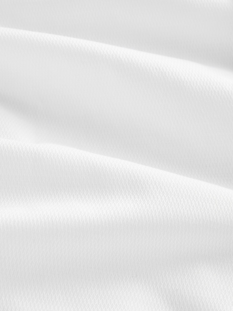 Weiß - Reguläre Passform - Texturiertes Langarmhemd mit doppelter Manschette, Flügelkragen und Fliege im Set - Bild 7 von 7 Weiß - Reguläre Passform - Texturiertes Langarmhemd mit doppelter Manschette, Flügelkragen und Fliege im Set - Bild 7 von 7
