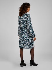JoJo Maman Bébé Navy Blue Green Dress - Image 2 of 4