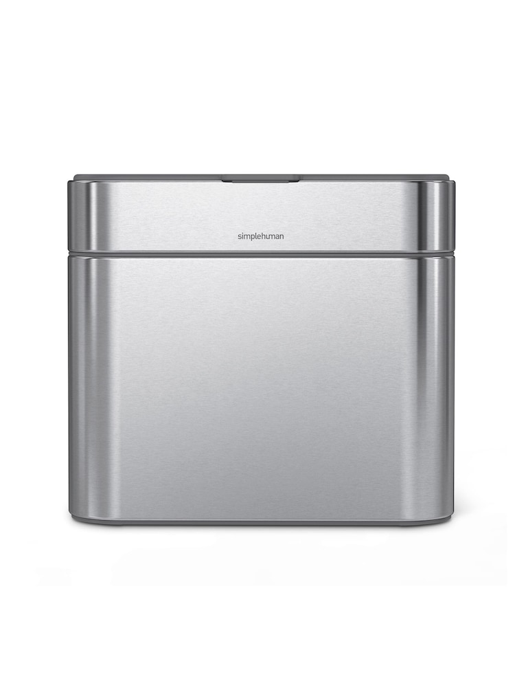 simplehuman Brushed Steel 4L Compost Caddy - Image 1 of 5