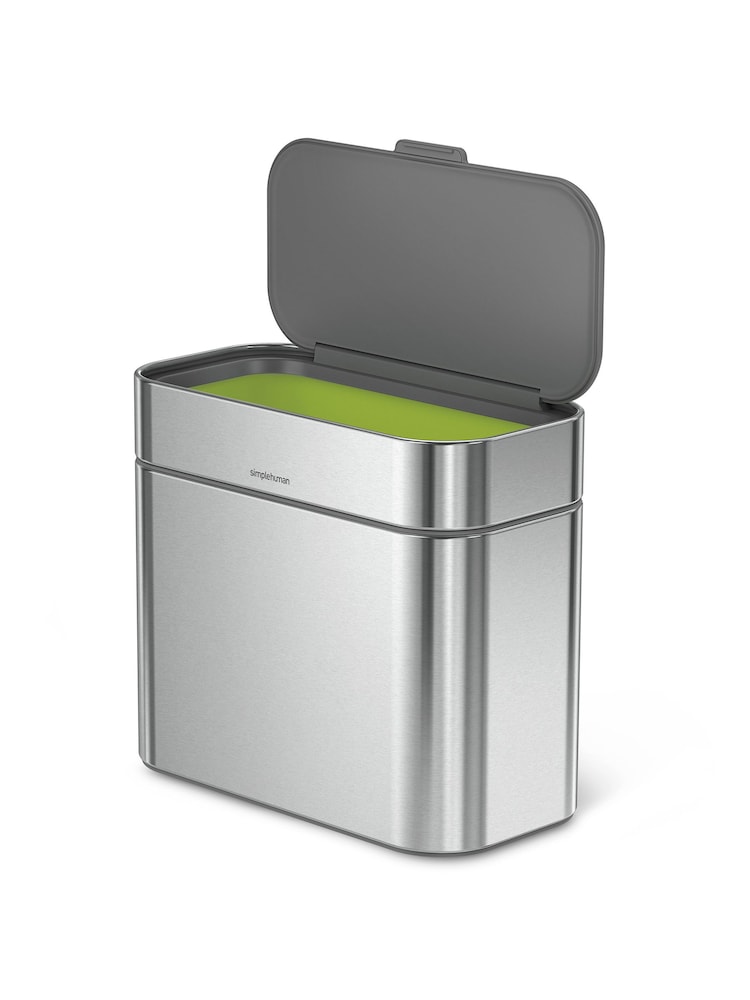 simplehuman Brushed Steel 4L Compost Caddy - Image 2 of 5