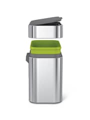 simplehuman Brushed Steel 4L Compost Caddy - Image 3 of 5