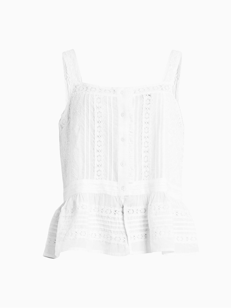 AllSaints White Catalina Top - Image 5 of 5