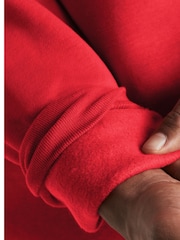 Under Armour Red HeatGear Essential Fleece Sweat Top - Image 3 of 3