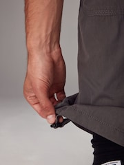 Black/Charcoal Grey Belted Tech Cargo Trousers 2 Pack - Image 12 of 17