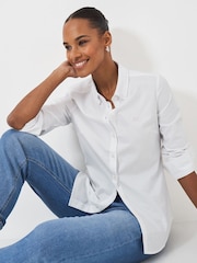 Crew Clothing White 100% Cotton Bracken Shirt - Image 1 of 4