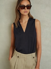 Blusa decote V Reiss Mira - Imagem 1 de 5