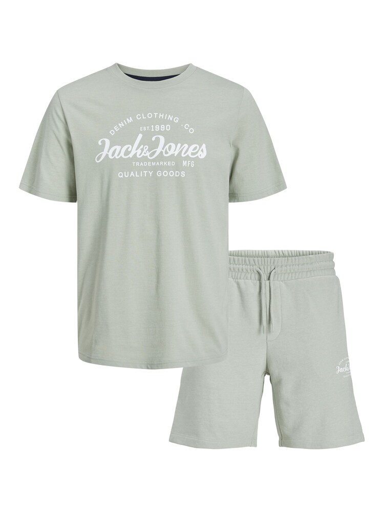 JACK & JONES JUNIOR Blue Logo T-Shirt And Shorts Set - Image 1 of 1 JACK & JONES JUNIOR Blue Logo T-Shirt And Shorts Set - Image 1 of 1