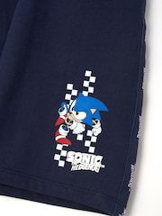 Angel & Rocket Blue Sonic Front Pocket 100% Cotton Shorts - Image 5 of 5