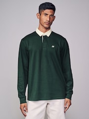 Green Long Sleeve Rugby Shirt - Image 1 of 7