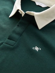 Green Long Sleeve Rugby Shirt - Image 6 of 7