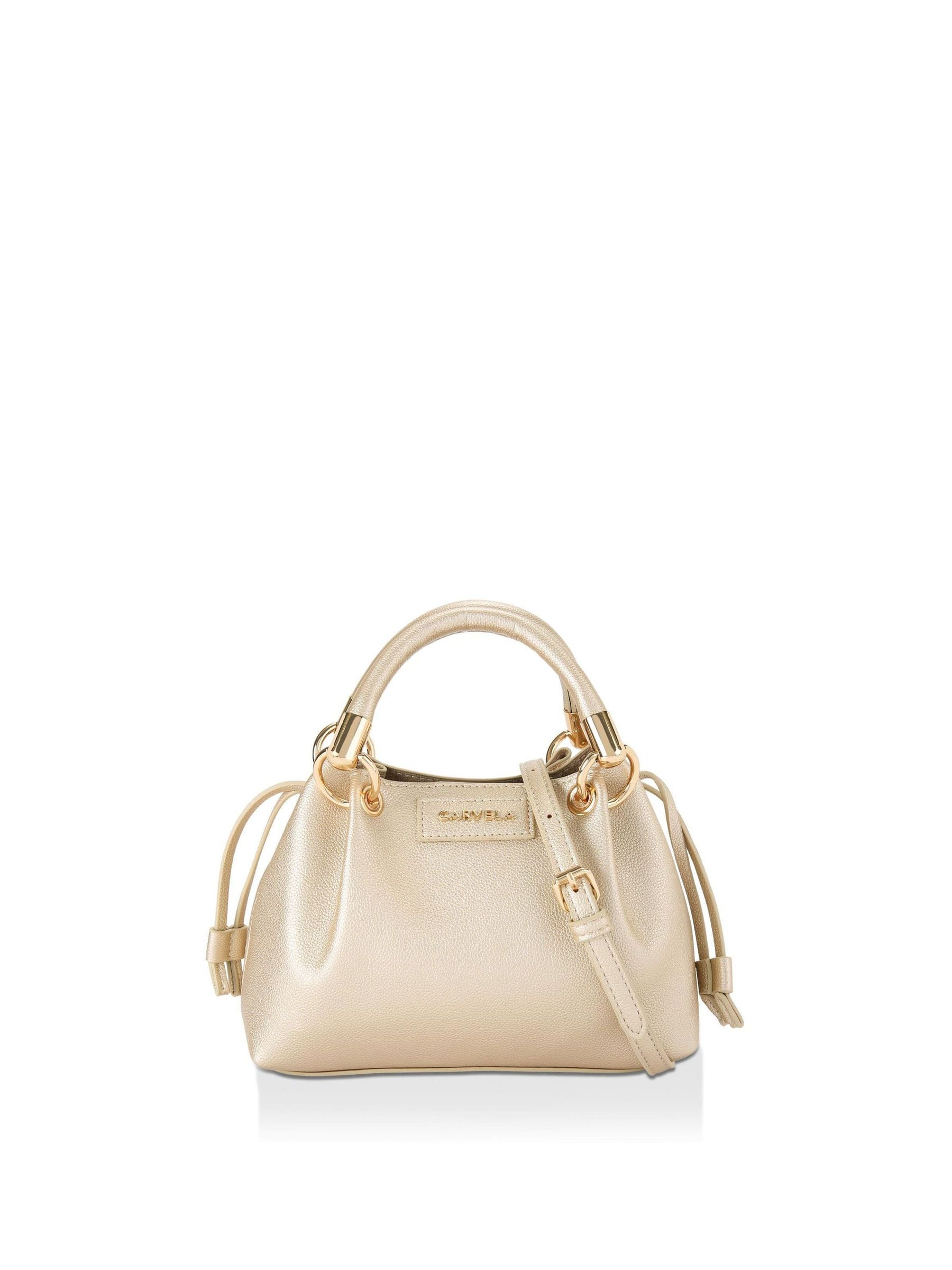 Buy Carvela Gold Chai Mini Scrunch Bag from Next USA