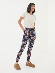 FatFace Ellie Navy Patchwork Pyjama Bottoms - Image 1 of 6