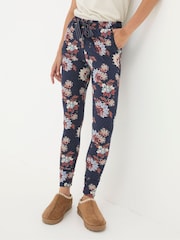 FatFace Ellie Navy Patchwork Pyjama Bottoms - Image 3 of 6