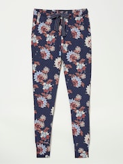 FatFace Ellie Navy Patchwork Pyjama Bottoms - Image 6 of 6