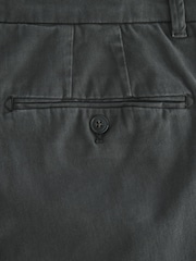 Charcoal Grey Slim Fit Premium Soft Touch Chino Trousers - Image 10 of 11