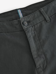 Charcoal Grey Slim Fit Premium Soft Touch Chino Trousers - Image 9 of 11