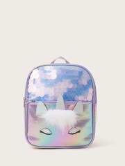 Monsoon Purple Jazzy Unicorn Backpack - Image 1 of 3