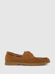 Schuh Pablo Suede Boat Shoes - Image 1 of 4