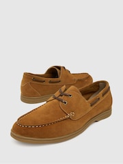 Schuh Pablo Suede Boat Shoes - Image 3 of 4
