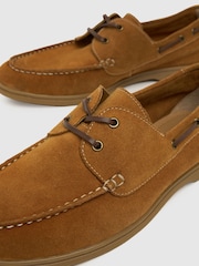 Schuh Pablo Suede Boat Shoes - Image 4 of 4