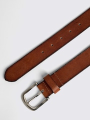 MOSS Dark Brown Casual Leather Belt - Image 2 of 3