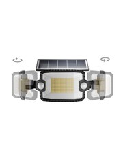 SolarCentre Black Dover Solar Outdoor Double PIR Light - Image 2 of 2