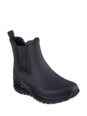 Skechers Black Uno Rugged Dancing N The Rain Waterproof Boots - Image 3 of 5