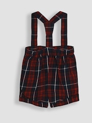 JoJo Maman Bébé Red 2-Piece Body & Checked Shorts Set - Image 3 of 6