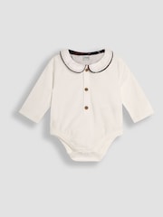 JoJo Maman Bébé Red 2-Piece Body & Checked Shorts Set - Image 4 of 6