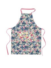 Cath Kidston Blue Painted Pansies 100% Cotton Apron - Image 1 of 2