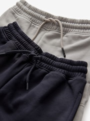 Navy/Grey Slim Fit Slim Cargo Joggers 2 Pack (3-16yrs) - Image 5 of 6