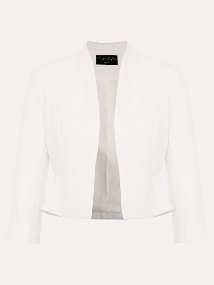 Phase Eight White Petite Daisy Peplum Jacket - Image 6 of 6