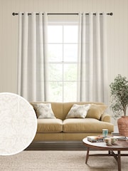 William Morris At Home Oat Brother Rabbit Sheer Made To Measure Curtains - Image 1 of 5