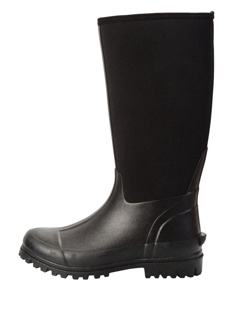 Mountain Warehouse Black Mens Neoprene Mucker Long Wellies - Image 5 of 5