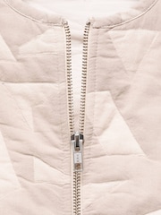 Mango Brown Cotton Quilted Jacket - Image 7 of 7
