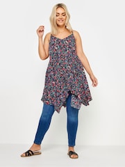 Yours Curve Camisole mit Regenbogen-Paisleymuster - Bild 2 von 6