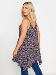 Yours Curve Camisole mit Regenbogen-Paisleymuster - Bild 3 von 6