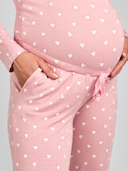 JoJo Maman Bébé Pink Maternity and Nursing Pyjamas Set - Image 5 of 5