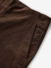 Chocolate Brown Premium Cord Wide Leg Trousers - Image 6 of 7