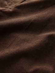 Chocolate Brown Premium Cord Wide Leg Trousers - Image 7 of 7