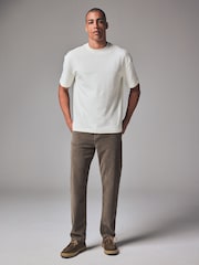 Mushroom Brown Regular Fit Corduroy 5 Pocket Trousers - Image 1 of 3
