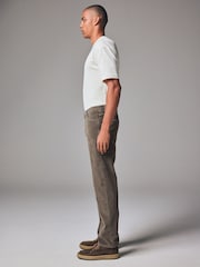 Mushroom Brown Regular Fit Corduroy 5 Pocket Trousers - Image 2 of 3
