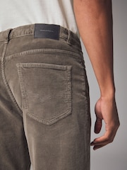 Mushroom Brown Regular Fit Corduroy 5 Pocket Trousers - Image 6 of 12