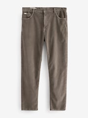 Mushroom Brown Regular Fit Corduroy 5 Pocket Trousers - Image 8 of 12
