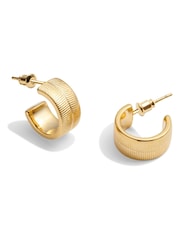 Katie Loxton Tone Ciana Snake Huggie Waterproof Hoop Earrings - Bild 2 von 4